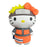 NARUTO SHIPPUDEN X HELLO KITTY & FRIENDS 3D Foam Magnet