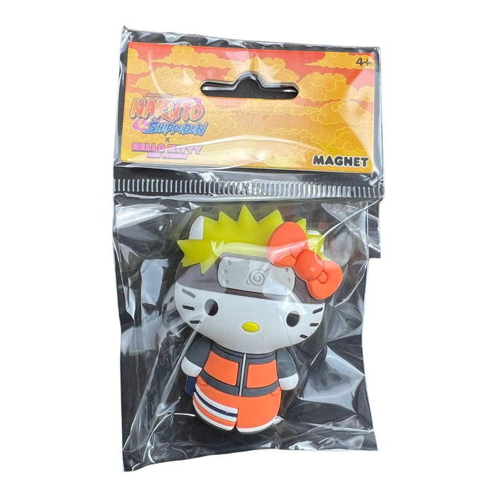 NARUTO SHIPPUDEN X HELLO KITTY & FRIENDS 3D Foam Magnet