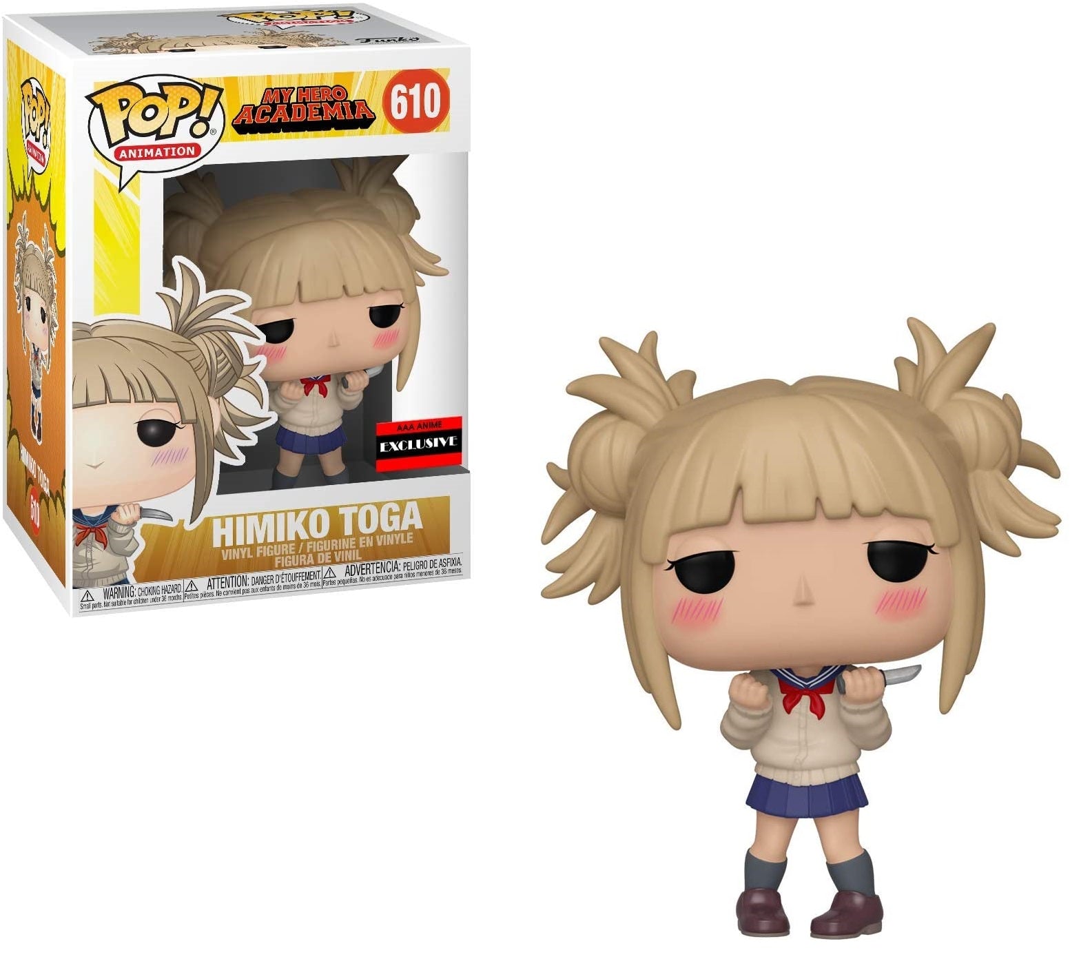 Funko Pop! My Hero Academia POP! Vinyl Figure - Himiko Toga AAA Anime Sticker Exclusive