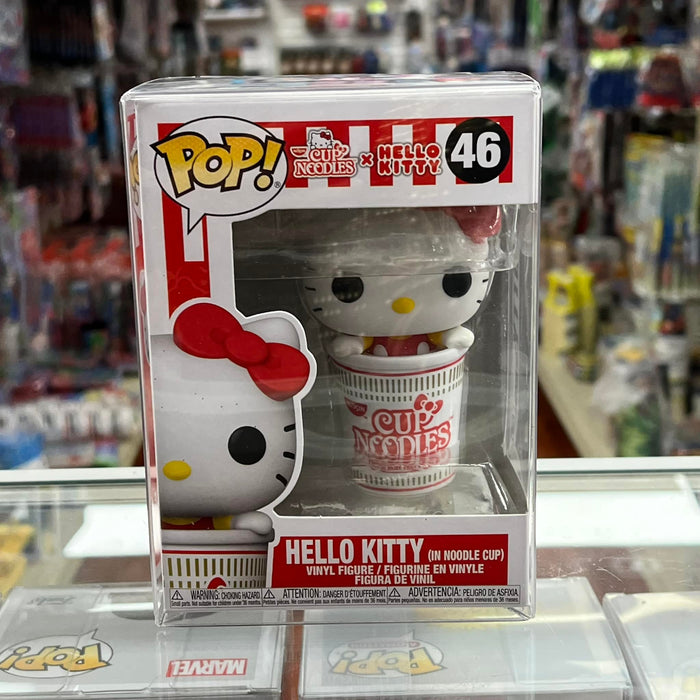 Funko Pop! Sanrio: CUP NOODLES X HELLO KITTY (in noddle cup) Vinyl Figure #46