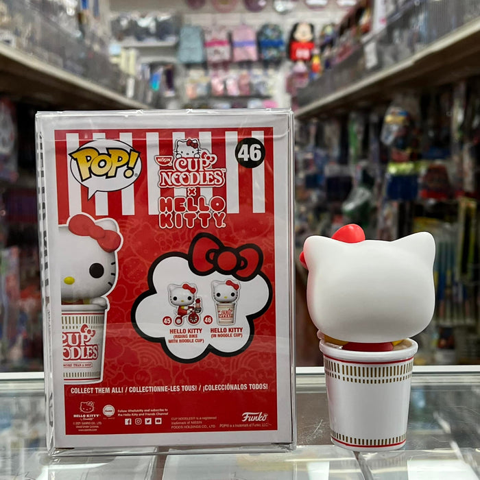 Funko Pop! Sanrio: CUP NOODLES X HELLO KITTY (in noddle cup) Vinyl Figure #46