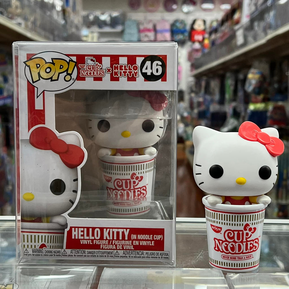 Funko Pop! Sanrio: CUP NOODLES X HELLO KITTY (in noddle cup) Vinyl Figure #46