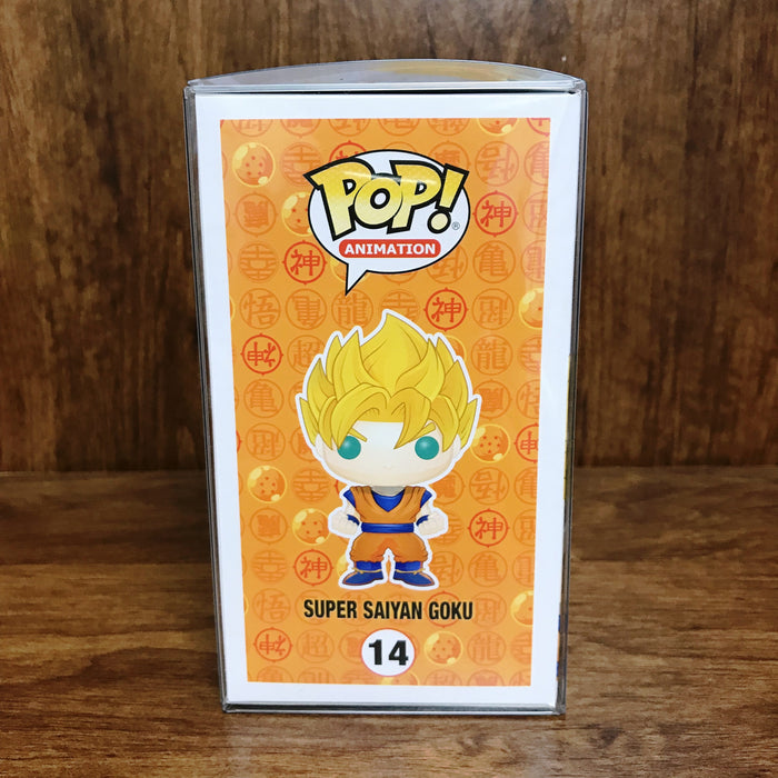 Pop Entertainment Earth Exclusive : Dragon Ball Super Saiyan Goku Glows in the Dark #14 Vinyl