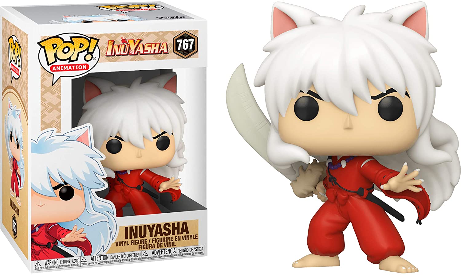 Funko Pop! Animation: Inuyasha - Inuyasha Vinyl Figure #767 with protector