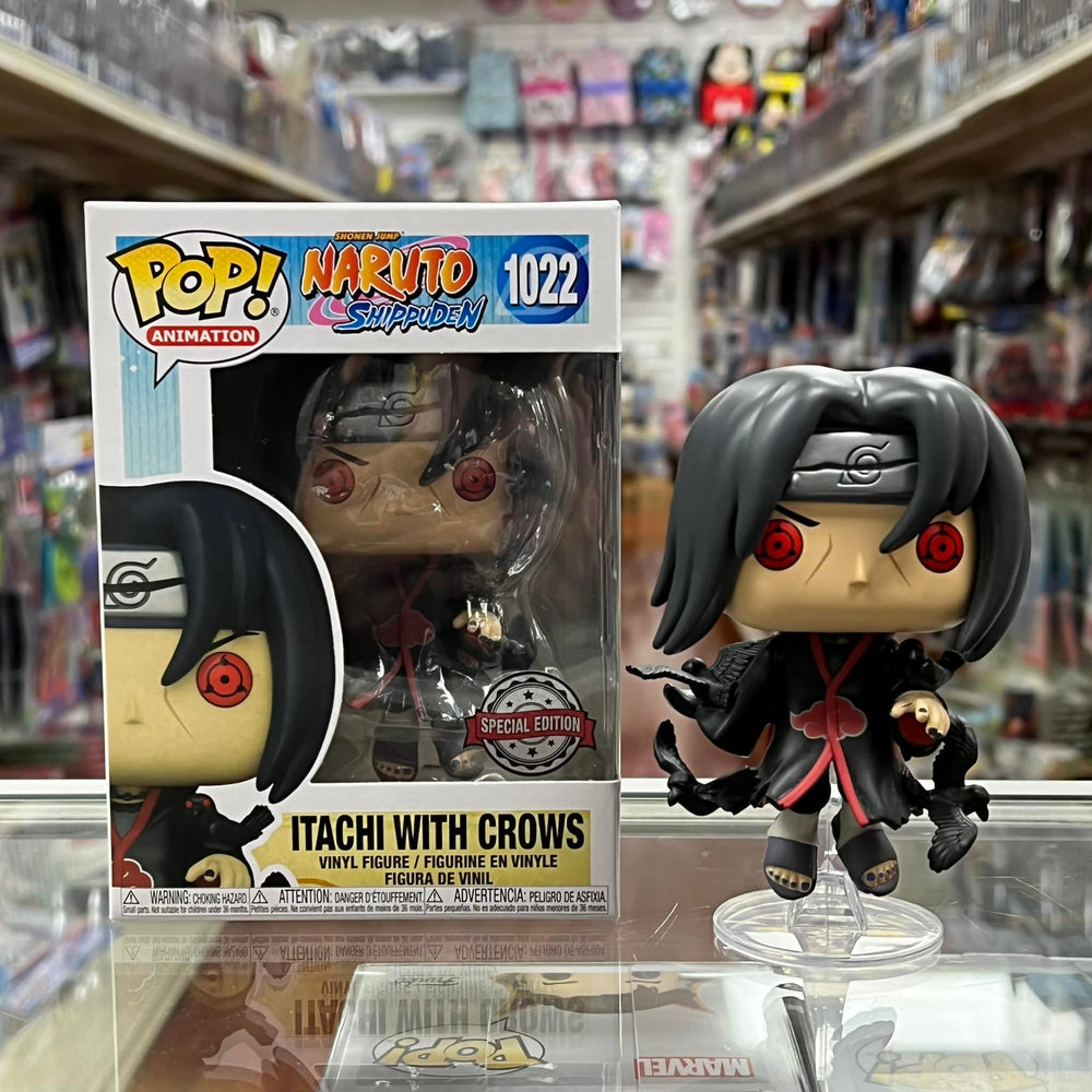 Funko Pop! Naruto Shippuden - Itachi with crows vinyl Figure Special Edition Sticker #1022