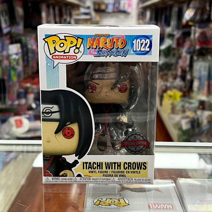 Funko Pop! Naruto Shippuden - Itachi with crows vinyl Figure Special Edition Sticker #1022