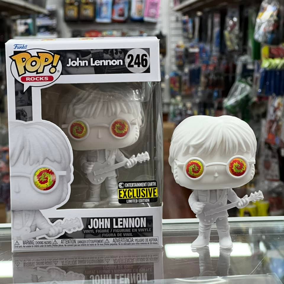 Funko Pop! Rocks: John Lennon - Military Jacket Vinyl Figure #246 Entertainment Earth Exclusive
