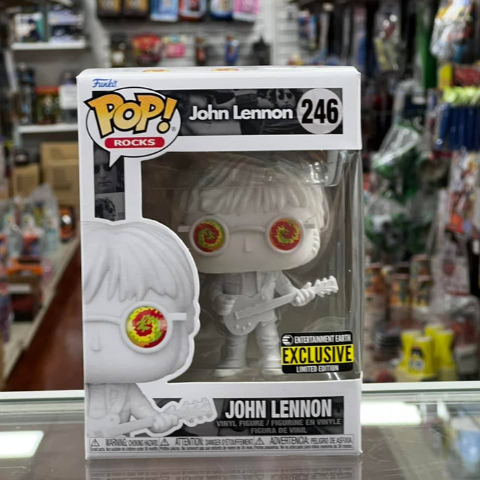 Funko Pop! Rocks: John Lennon - Military Jacket Vinyl Figure #246 Entertainment Earth Exclusive