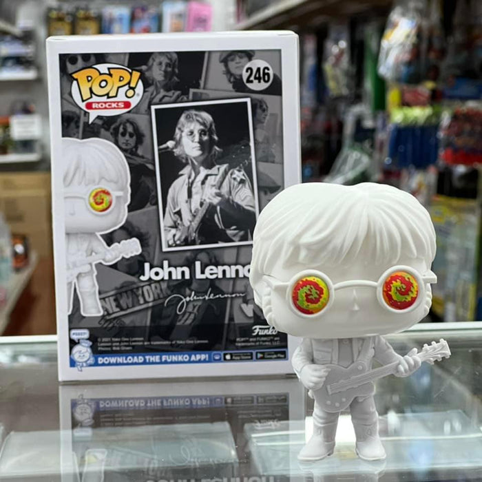 Funko Pop! Rocks: John Lennon - Military Jacket Vinyl Figure #246 Entertainment Earth Exclusive