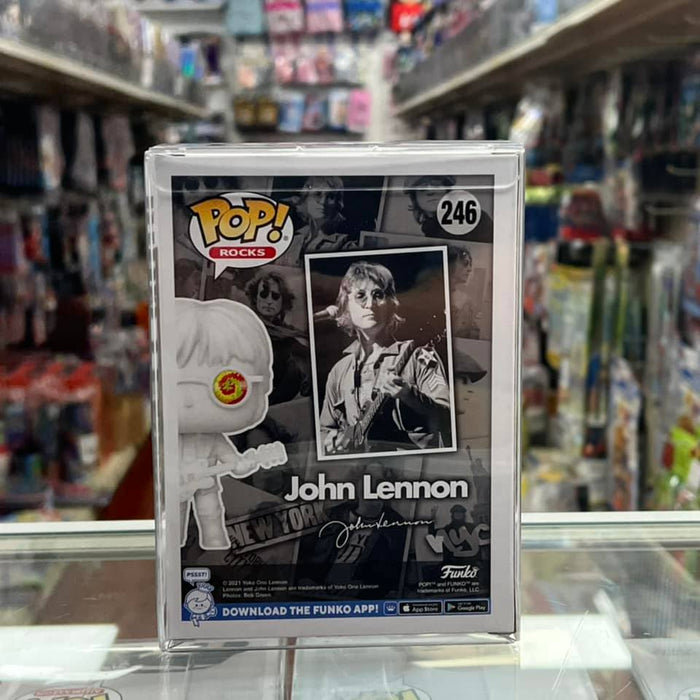 Funko Pop! Rocks: John Lennon - Military Jacket Vinyl Figure #246 Entertainment Earth Exclusive