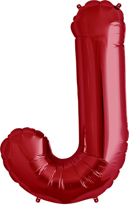 Giant 34" Mylar Red Foil Letter Balloons **HELIUM/AIR ARE NOT INCLUDED**