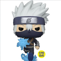 Funko Pop! Naruto: Shippuden Young Kakashi Hatake with Chidori Glow-in-the-Dark Vinyl Figure - AAA Anime Exclusive COMMON ONLY