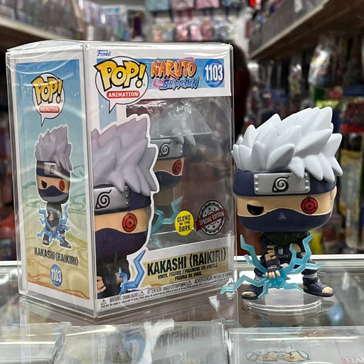 Funko Pop! Anime: Naruto - Kakashi (Raikiri) Vinyl Figure SPECIAL EDITION GLOWS IN THE DARK!