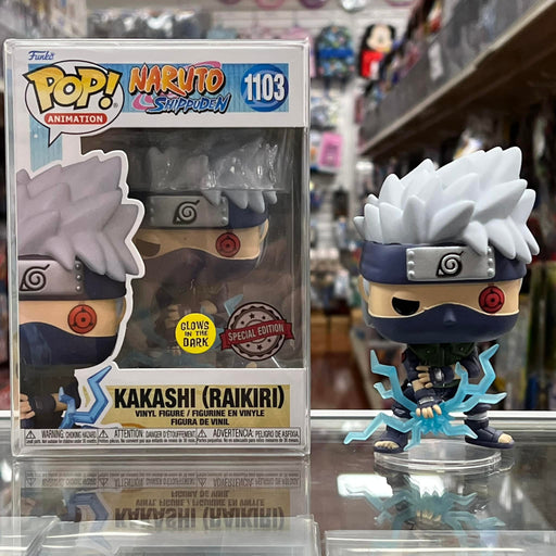 Funko Pop! Anime: Naruto - Kakashi (Raikiri) Vinyl Figure SPECIAL EDITION GLOWS IN THE DARK!