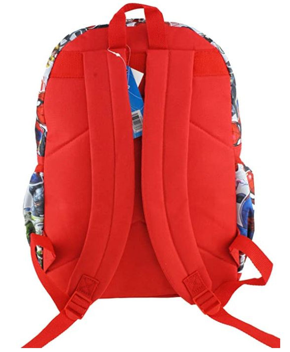Marvel Spider-man - All over Print 16" Canvas Red Backpack