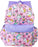 Unicorn & Donuts - All over Print 16" Canvas Purple & Light Pink Backpack