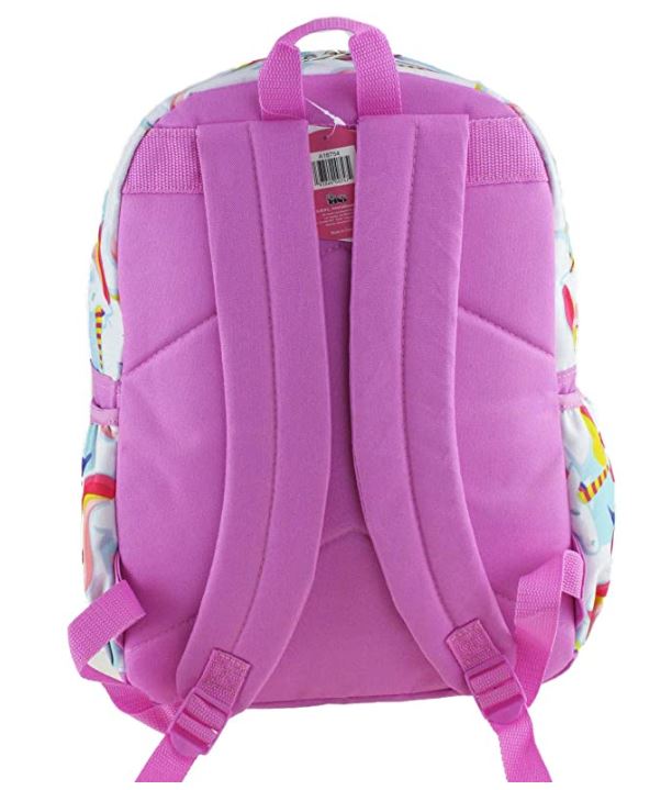 Unicorn - All over Print 16" Canvas Pink Backpack