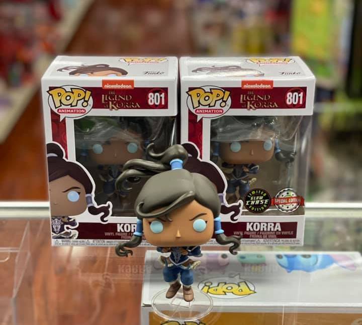 Funko Pop Legend of Korra - Korra Avatar State Hot Topic Exclusive Special Edition Sticker 1x Chase Vinyl Figure