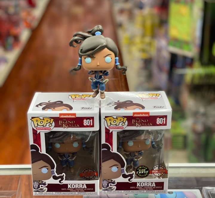 Funko Pop Legend of Korra - Korra Avatar State Hot Topic Exclusive Special Edition Sticker 1x Chase Vinyl Figure