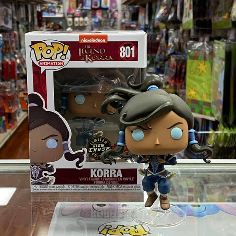 Funko Pop Legend of Korra - Korra Avatar State Hot Topic Exclusive Special Edition Sticker 1x Chase Vinyl Figure