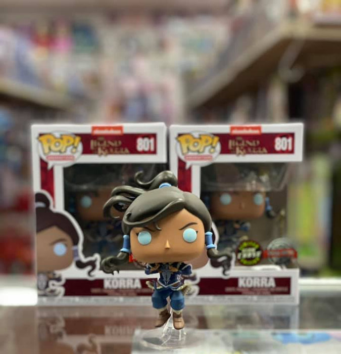 Funko Pop Legend of Korra - Korra Avatar State Hot Topic Exclusive Special Edition Sticker 1x Chase Vinyl Figure