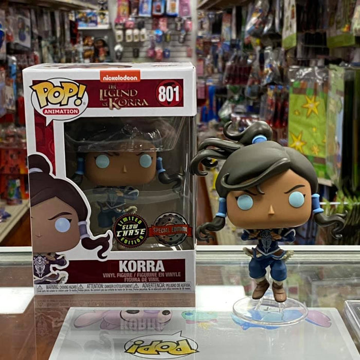 Funko Pop Legend of Korra - Korra Avatar State Hot Topic Exclusive Special Edition Sticker 1x Chase Vinyl Figure