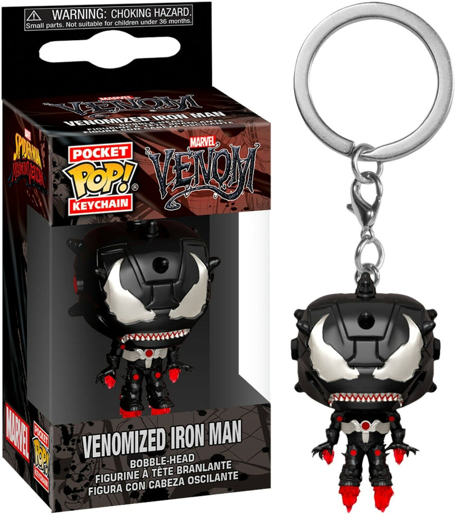 Pocket POP! Keychain: Venom - Venomized Iron Man Vinyl Figure Keychain