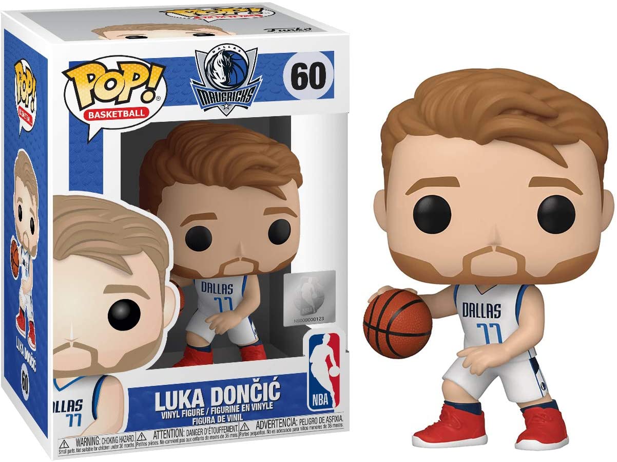 Funko Pop! Luka Doncic Dallas White Jersey #60 Sports NBA Vinyl Figure