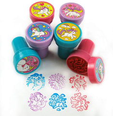 TINYMILLS 24 Pcs Unicorn Stampers for Kids Party Favors Supply