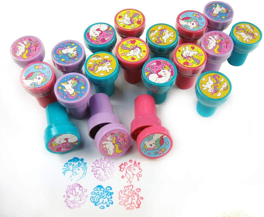TINYMILLS 24 Pcs Unicorn Stampers for Kids Party Favors Supply
