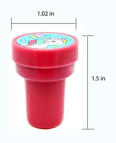 TINYMILLS 24 Pcs Unicorn Stampers for Kids Party Favors Supply