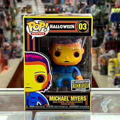 Funko Pop! HORROR MOVIES HALLOWEEN MICHAEL MYERS (Black light) Vinyl Figure ENTERTAINMENT EARTH EXCLUSIVE