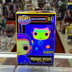 Funko Pop! HORROR MOVIES HALLOWEEN MICHAEL MYERS (Black light) Vinyl Figure ENTERTAINMENT EARTH EXCLUSIVE