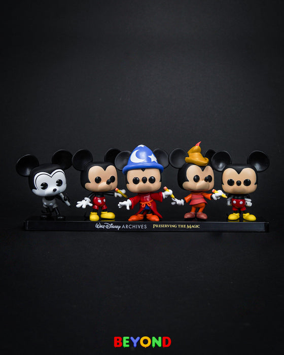 FUNKO POP! DISNEY ARCHIVES - MICKEY MOUSE 5-PACK SPECIAL EDITION EXCLUSIVE