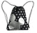 Gold & Silver Mickey Mouse Head Drawstring Backpack Gym Tote Bags