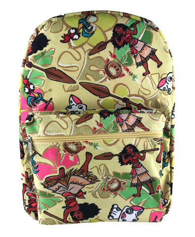 Moana Allover Print Backpack - Sand Yellow ON SALES!!!