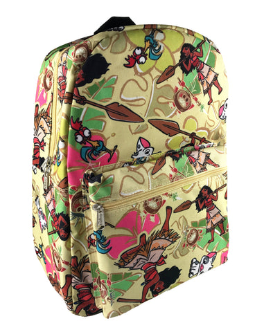 Moana Allover Print Backpack - Sand Yellow ON SALES!!!