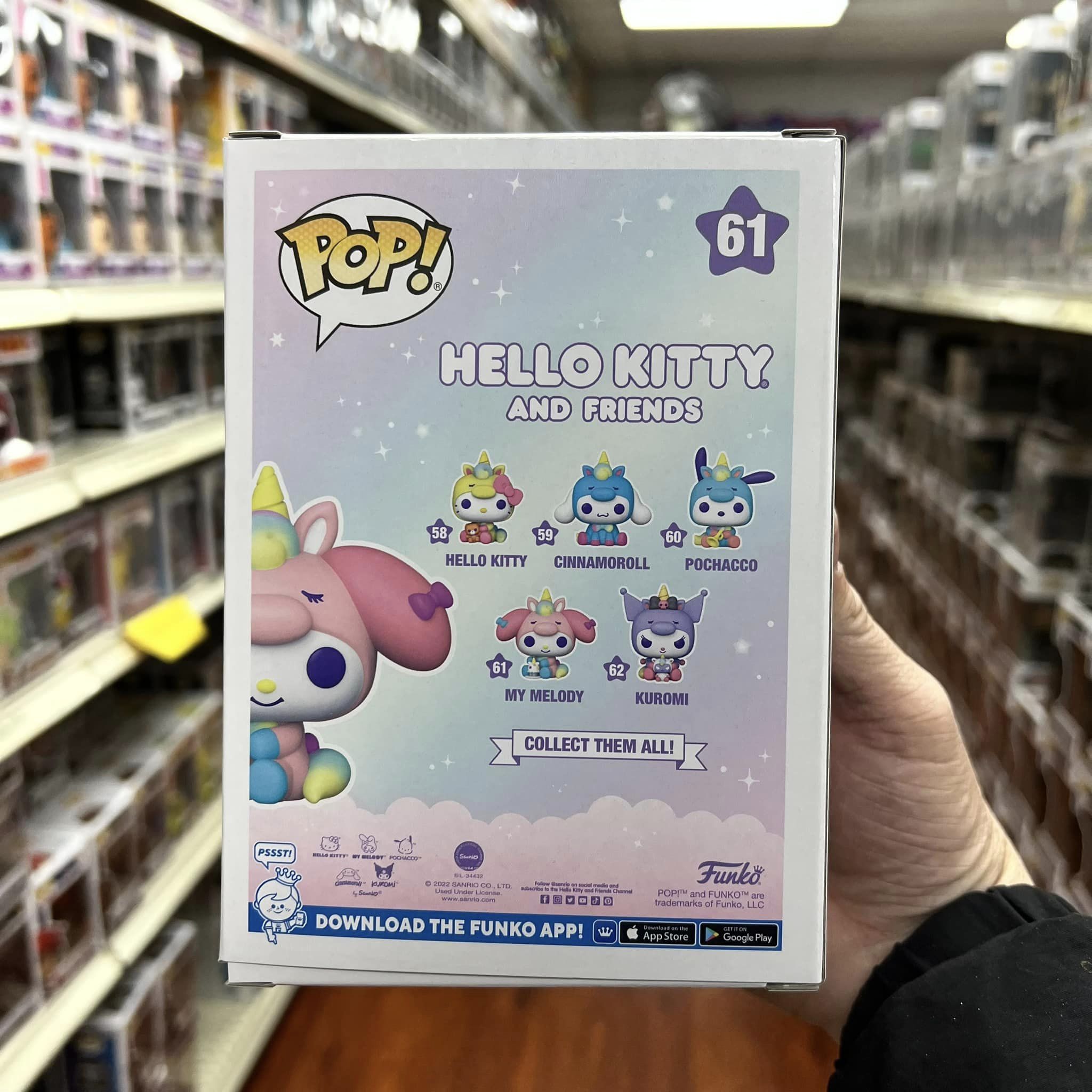 Funko Pop! Animation: Sanrio: Hello Kitty - MY MELODY Unicorn Party Vinyl Figure