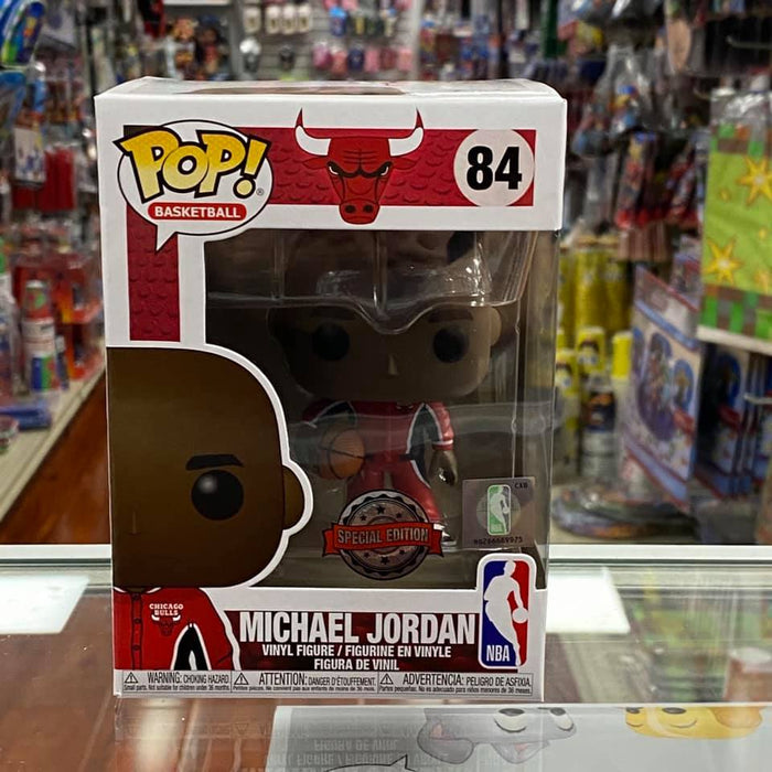 Funko POP! Basketball: Chicago Bulls Michael Jordan in Warm up Jersey Vinyl Figure Special Edtion