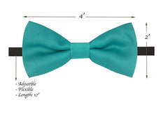 Kids Matching Set - Mint Blue Toddler Suspender and Bow Tie