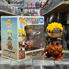 FUNKO POP! RIDES NARUTO SHIPPUDEN: NARUTO ON GAMAKICHI Vinyl Figure #106