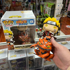 FUNKO POP! RIDES NARUTO SHIPPUDEN: NARUTO ON GAMAKICHI Vinyl Figure #106