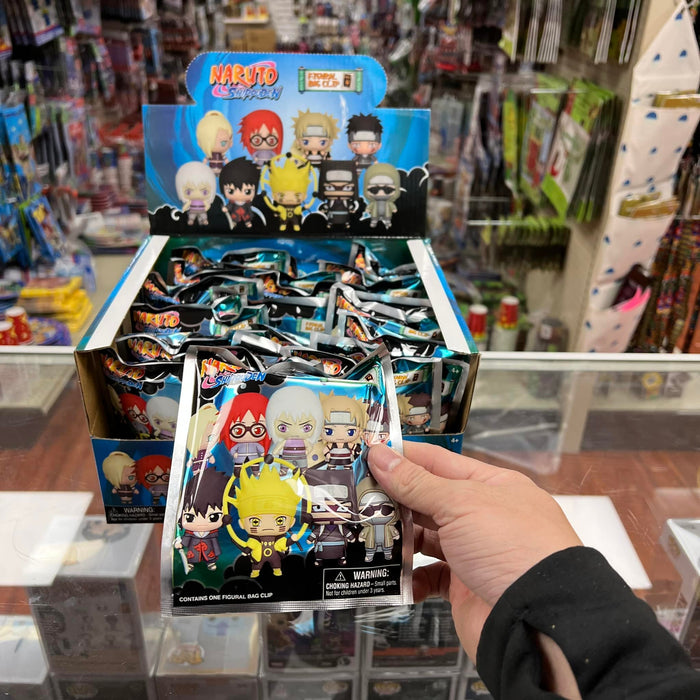 Naruto 3D Foam Collectiable Figural Bag Clip Mystery Bag Series 4