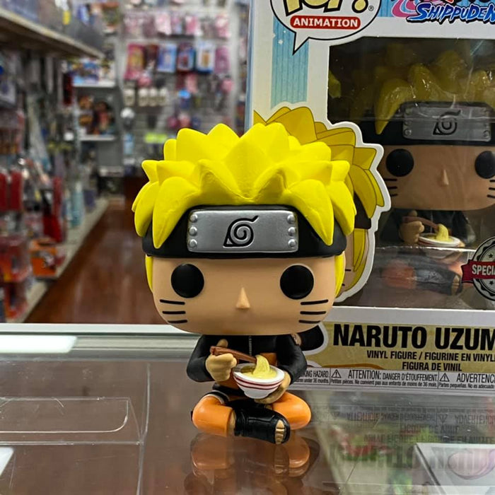 Funko Pop! Animation: Naruto - Naruto Uzumaki with noodle #823 Vinyl Figure Special Edition Sticker!