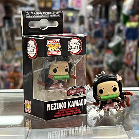 Pocket POP! Keychain: DEMON SLAYER NEZUKO KAMADO Vinyl Figure Keychain