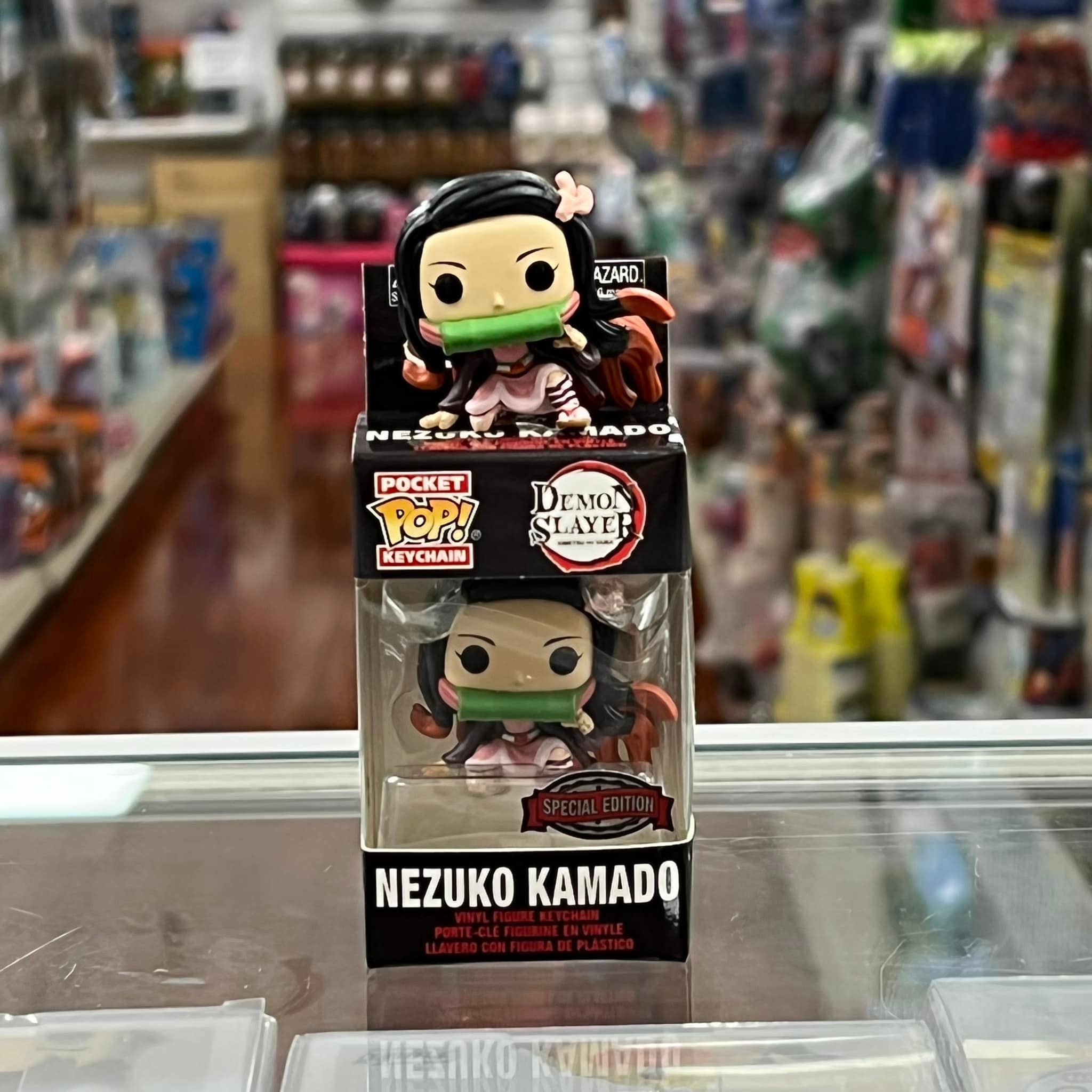 Pocket POP! Keychain: DEMON SLAYER NEZUKO KAMADO Vinyl Figure Keychain