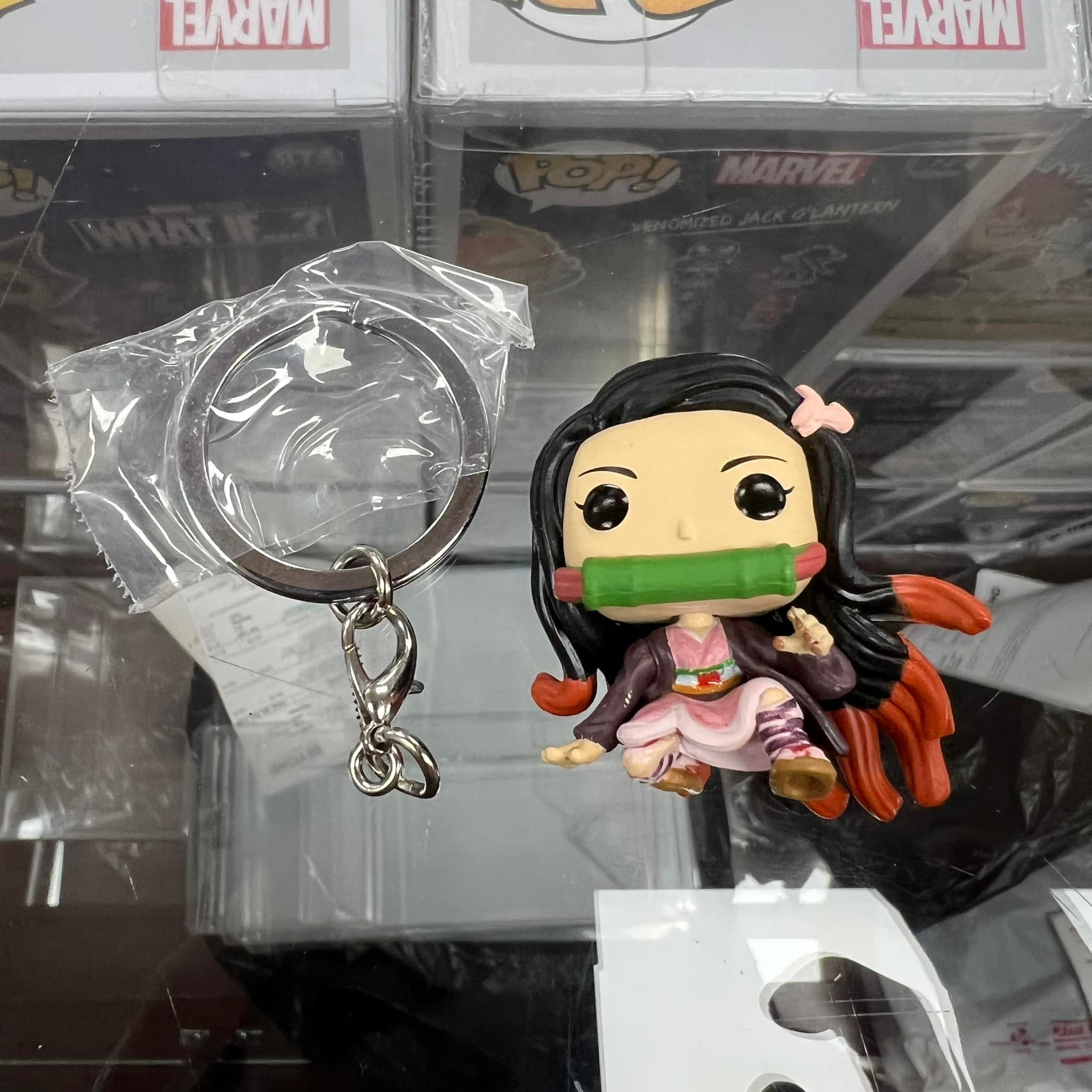 Pocket POP! Keychain: DEMON SLAYER NEZUKO KAMADO Vinyl Figure Keychain