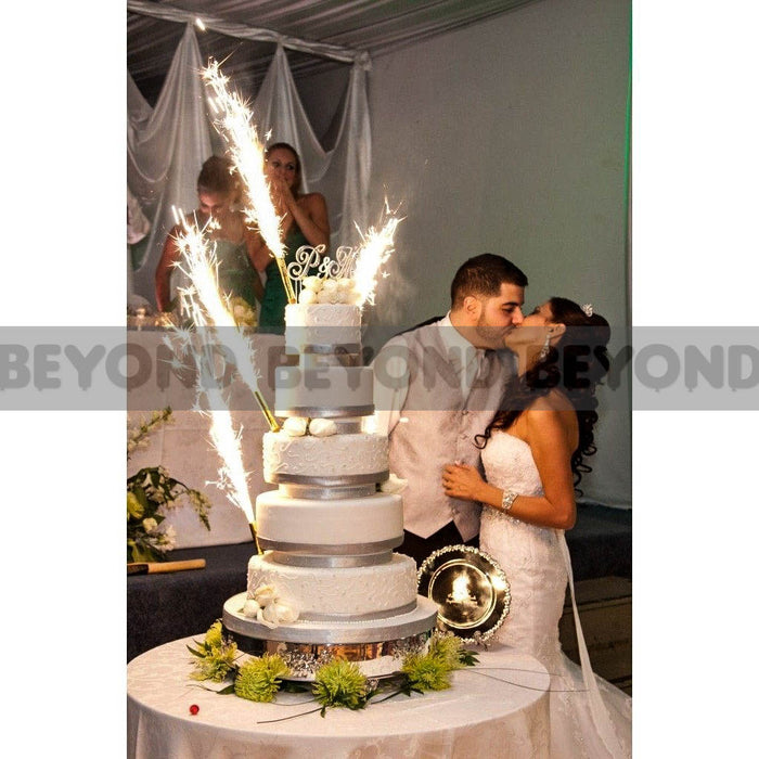 Sparkling Candles Birthday Party Wedding Sparklers Green Candle 6"