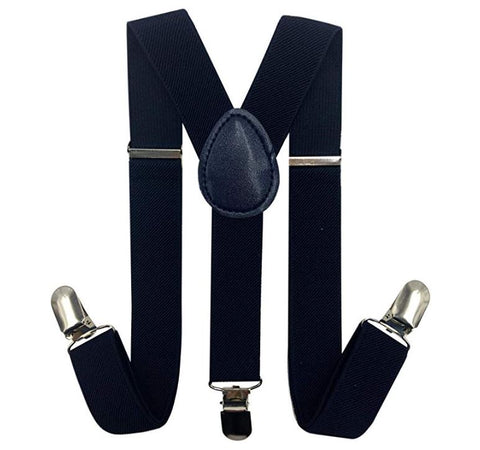 Kids Suspenders - Navy Blue Toddler Suspender