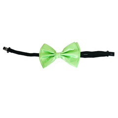 Neon Green Matching Set Suspender and Bow Tie